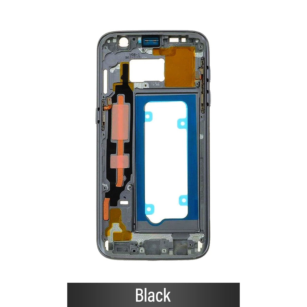 Chassis Mid Frame Cover Replacement Assembly for Samsung Galaxy S7 G930-Black Chassis Mid Frame Cover Replacement Assembly for Samsung Galaxy S7 G930-Black